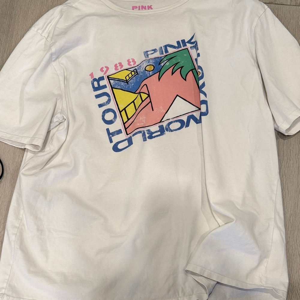 Lucky Brand Pink Floyd Oversized Graphic Tee